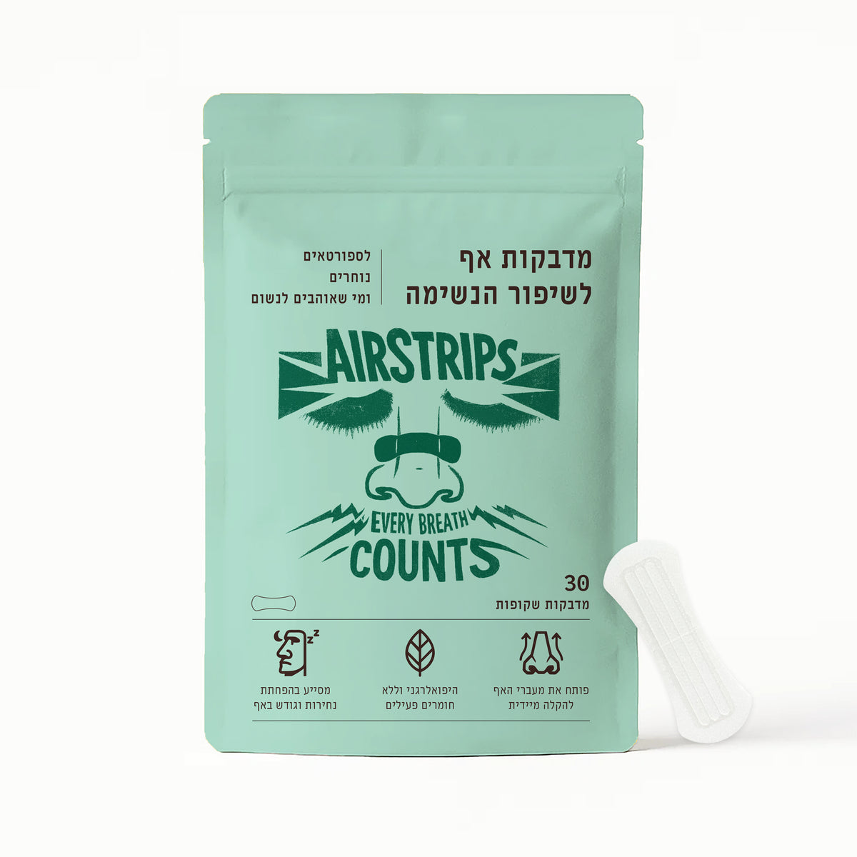 מדבקות אף שקוף | AirStrips